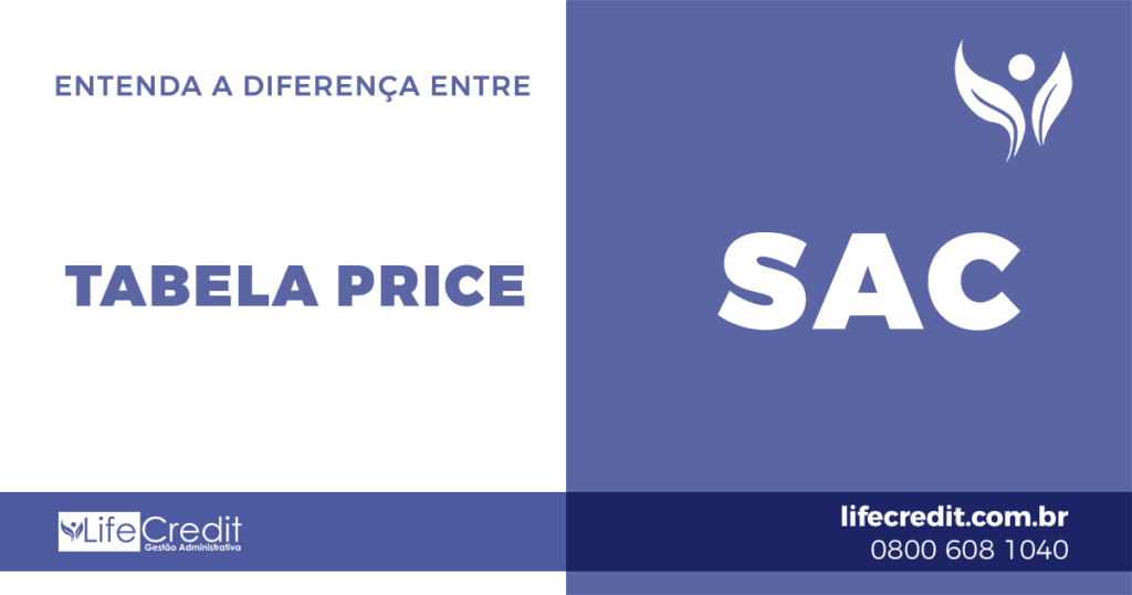 Entenda a diferença entre a tabela Price e SAC